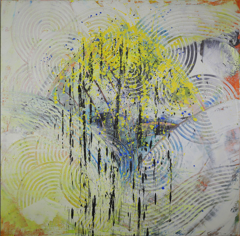 1.3 -What we got- Oil on canvas. 100x100. Date 12.09.15