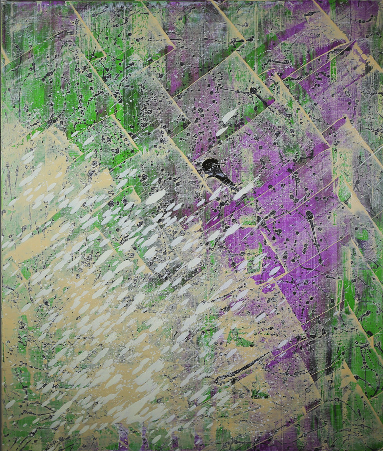 2.3 -always be there- Oil on canvas. Size 120x100 date 14.09.15