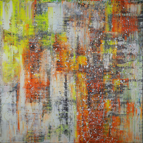 3.1 -Real autumn- Oil on canvas. 100x100. Date 15.09.15